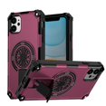 thumbnail image 1 of Magnetic Case for iPhone 11, Support Wireless Charging, Rugged Durable Phone Case with Built-in Kickstand, Anti-Slip Cover Military Grade Drop Protection Case for iPhone 11, Purple, 1 of 7