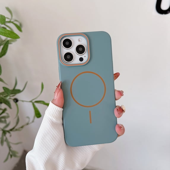 Magnetic Case for iPhone 12 Pro / iPhone 12 6.1" Compatible with Mag-Safe, Anti-Fingerprint Hard PC Shockproof Dustproof Phone Case Lightweight Slim Protective Cover, Blue