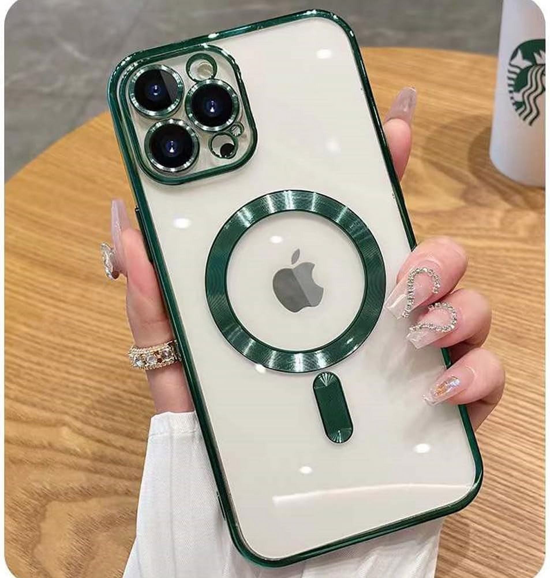 Magnetic Case for iPhone 12 Pro Max Clear Case Compatible with MagSafe ...