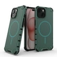 thumbnail image 1 of Magnetic Case for iPhone 13, Compatible with Mag-Safe, Classic Hybrid Magnetic Phone Case, Military Grade Drop Protection, Scratch-Resistant Back Rugged Cover for iPhone 13, Darkgreen, 1 of 8