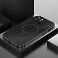 thumbnail image 1 of Magnetic Case for iPhone 13 Compatible with MagSafe with Camera Lens Protector and Secure Lock - Metal Aluminum Alloy Bumper Shockproof Protection Cover for iPhone 13, Black, 1 of 11