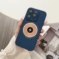 thumbnail image 1 of Magnetic Case for iPhone 13 Pro Compatible with MagSafe Wireless Charging, All-Inclusive Lens Protection Heat Dissipation Rugged PC Shockproof Slim Cover for iPhone 13 Pro,Blue, 1 of 8