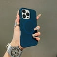 thumbnail image 1 of Magnetic Case for iPhone 13 Pro Max - Compatible with Mag-Safe, Anti-Scratch Soft Microfiber Lining Slim Thin Phone Case Skin-Feel Protective Shockproof Cover for iPhone 13 Pro Max, Darkblue, 1 of 7