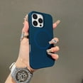 thumbnail image 1 of Magnetic Case for iPhone 13 Pro Max Phone Case Support Wireless Charging, Durable Silicone Lightweight Slim Shockproof Microfiber Lining Anti-Scratch Phone Cover for iPhone 13 Pro Max, Darkblue, 1 of 7