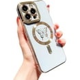 thumbnail image 1 of Magnetic Case for iPhone 14 Pro Max Compatible with MagSafe Wireless Charging,Cute Butterfly Phone Case with Camera Lens Screen Protector for Women Girlsfor iPhone 14 Pro Max 6.7", 1 of 6