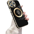 thumbnail image 1 of Magnetic Case for iPhone 14 Pro Max Phone Case for Women, Cute Love Heart Soft Magsafe Case, Raised Full Camera Lens Protection for iPhone 14 Pro Max Phone Case Magsafe (6.7")- Black, 1 of 15