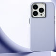thumbnail image 1 of Magnetic Case for iPhone 14 with Soft Microfiber Lining, Compatible with MagSafe, Silicone PU Leather Full Protection Silky Feel Slim Anti-Scratch Phone Cover for iPhone 14, Purple, 1 of 11