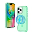 thumbnail image 1 of Magnetic Case for iPhone 15, Compatible with MagSafe Charging, Shockproof Anti-scratch Protective Case PC Matte Translucent Ultra Thin Phone Cover for iPhone 15, Mint, 1 of 5