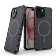 thumbnail image 1 of Magnetic Case for iPhone 15 Plus, Compatible with Mag-Safe, Classic Hybrid Magnetic Phone Case, Military Grade Drop Protection, Scratch-Resistant Back Rugged Cover for iPhone 15 Plus, Gray, 1 of 8