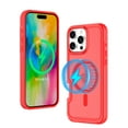 thumbnail image 1 of Magnetic Case for iPhone 15 Plus, Compatible with MagSafe Charging, Shockproof Anti-scratch Protective Case PC Matte Translucent Ultra Thin Phone Cover for iPhone 15 Plus, Red, 1 of 5