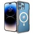 thumbnail image 1 of Magnetic Case for iPhone 15 Plus - Crystal Clear MagSafe Compatible Anti-Scratch Shockproof Protection Cover with Wireless Charging Support Transparent Case for iPhone 15 Plus, Grayblack, 1 of 9