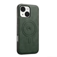 thumbnail image 1 of Magnetic Case for iPhone 15 Plus Luxury Premium PU Leather [Compatible with MagSafe] Shockproof Slim Anti-Scratch Dust-Proof Lightweight Phone Cover For iPhone 15 Plus,Green, 1 of 5
