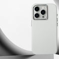 thumbnail image 1 of Magnetic Case for iPhone 15 Pro Max [Compatible with MagSafe] Silicone PU Leather Cover with Soft Microfiber Lining, Shockproof Protection Anti-Scratch Slim Phone Case for iPhone 15 Pro Max, White, 1 of 11