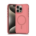thumbnail image 1 of Magnetic Case for iPhone 15 Pro Max Phone Case, [Compatibilty with MagSafe] Heavy Duty Drop Protection, Anti-Fall Shockproof Dust Proof Tough Protective Phone Cover for iPhone 15 Pro Max,Darkpink, 1 of 6
