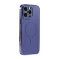 thumbnail image 1 of Magnetic Case for iPhone 15 Pro Max Phone Case, Matte Luxury Metallic Luster Design, Built-in Camera Lens Protector, Compatible with Magsafe Titanium Slim Case, Military-Grade Protection - Darkpurple, 1 of 6