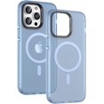 thumbnail image 1 of Magnetic Case for iPhone 15 Pro Max Phone Case Compatible with MagSafe Shockproof Protection Slim Translucent Matte Cover for iPhone 15 Pro Max 6.7" - Blue, 1 of 12