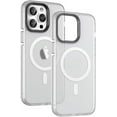 thumbnail image 1 of Magnetic Case for iPhone 15 Pro Max Phone Case Compatible with MagSafe Shockproof Protection Slim Translucent Matte Cover for iPhone 15 Pro Max 6.7" - White, 1 of 6