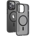 thumbnail image 1 of Magnetic Case for iPhone 15 Pro Phone Case Compatible with MagSafe Shockproof Protection Slim Translucent Matte Cover for iPhone 15 Pro 6.1" - Black A, 1 of 12