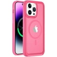 thumbnail image 1 of Magnetic Case for iPhone 15 Pro Phone Case Compatible with MagSafe Shockproof Protection Slim Translucent Matte Cover for iPhone 15 Pro 6.1" - Hot Pink, 1 of 12