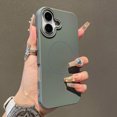 thumbnail image 1 of Magnetic Case for iPhone 16 Plus Phone Case Support Wireless Charging, Durable Silicone Lightweight Slim Shockproof Microfiber Lining Anti-Scratch Phone Cover for iPhone 16 Plus, Gray, 1 of 7