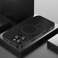 thumbnail image 1 of Magnetic Case for iPhone 16 Pro Max Compatible with Mag-Safe, Aluminum Alloy Metal Phone Case with Camera Lens Protector, Shockproof Secure Buckle Non-Slip Cover for iPhone 16 Pro Max, Titaniumblack, 1 of 10