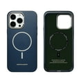 thumbnail image 1 of Magnetic Case for iPhone 16 Pro Max, Compatible with Mag-Safe, Carbon Fiber Texture Cover with Metal Lens Frame Camera Protection, Slim Lightweight Hard Protective Case for iPhone 16 Pro Max, Blue, 1 of 9