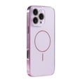 thumbnail image 1 of Magnetic Case for iPhone 16 Pro Max Phone Case, Matte Luxury Metallic Luster Design, Built-in Camera Lens Protector, Compatible with Magsafe Titanium Slim Case, Military-Grade Protection - Pink, 1 of 6