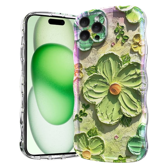 Magnetic Case for iPhone 16 Support Wireless Charging, Floral Stars Butterfly Pattern Print Design Rugged Shockproof Cover for Women Girls, Flower Protective Phone Case Cover, Floral-B