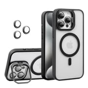 Magnetic Case For iPhone 16promax, [Compatible with Magsafe] with Camera Protector Shockproof Dustproof Crystal Clear Anti-Scratch video bracket Phone Case