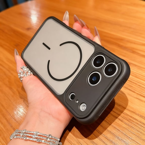 Magnetic Case for iPhone 17, Heat Dissipation Skin-Feel Phone Cover, Military Grade Drop Protection, Compatible with Mag-Safe, Slim Shockproof Drop Proof Case for iPhone 17, Blackgray