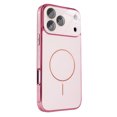 thumbnail image 1 of Magnetic Case for iPhone 17 Pro Phone Case, Matte Luxury Metallic Luster Design, Built-in Camera Lens Protector, Compatible with Magsafe Titanium Slim Case, Military-Grade Protection - Pink, 1 of 10