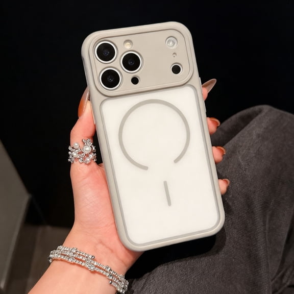 Magnetic Case for iPhone Air, Heat Dissipation Skin-Feel Phone Cover, Military Grade Drop Protection, Compatible with Mag-Safe, Slim Shockproof Drop Proof Case for iPhone Air, Gray