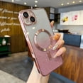 thumbnail image 1 of Magnetic Cases for iPhone 15 Case Clear Silicone Transparent Ultra Thin Slim Shockproof Protective Luxury Plating Phone Case Compatible with MagSafe Charging, 1 of 4