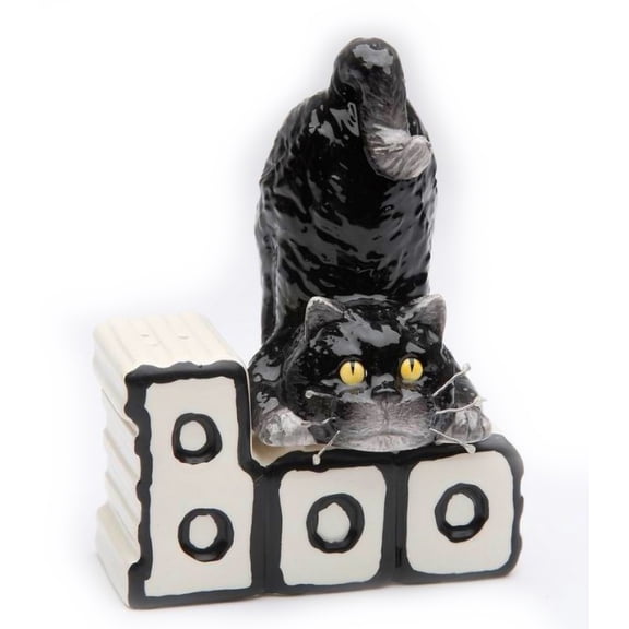 Magnetic Cat & Boo Salt & Pepper Shaker