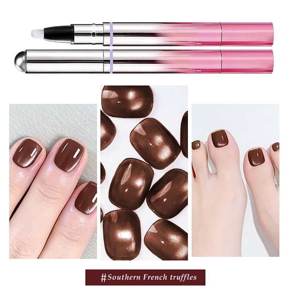 Magnetic Cat Eye Nail Gel Pen 2-in-1 - Built-in Magnet for Effortless Salon-Quality Cat Eye Nails at Home
