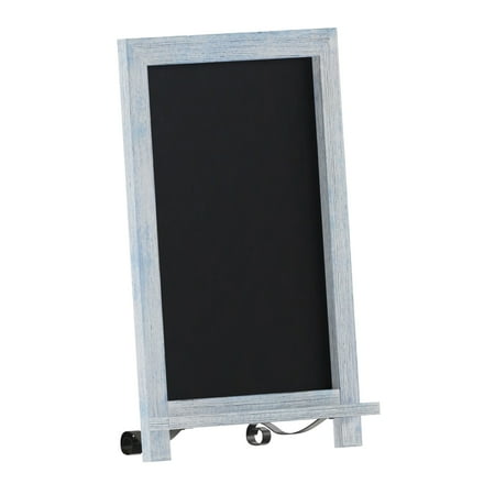 Alamont Home - Canterbury 12"W x 1.88"D x 17"H Magnetic Tabletop Chalkboard - Rustic Blue