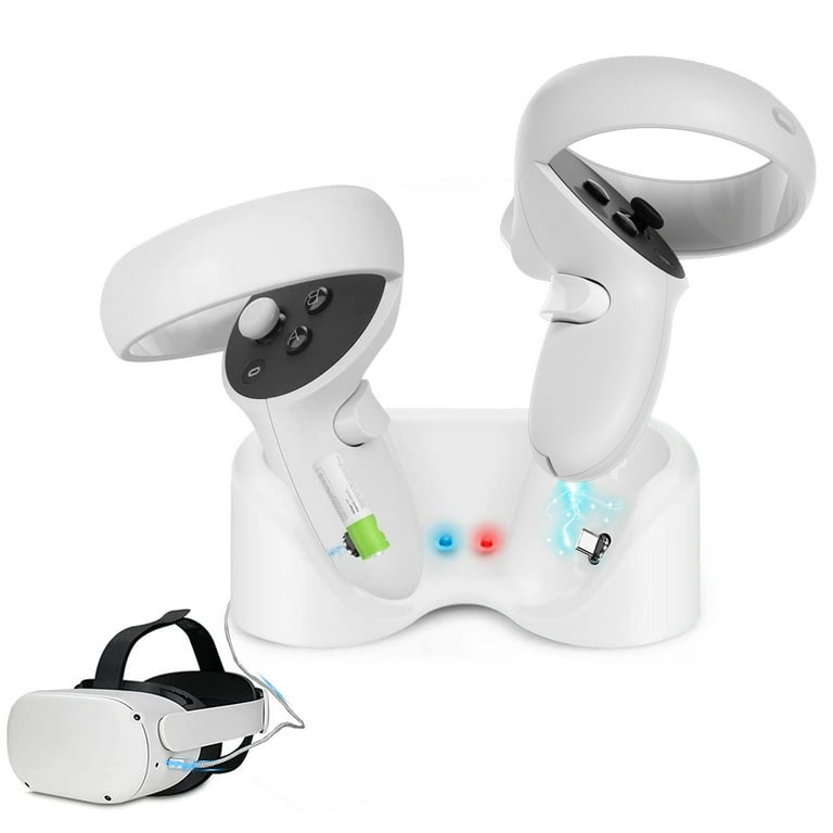 Charge and display station for clearance vr