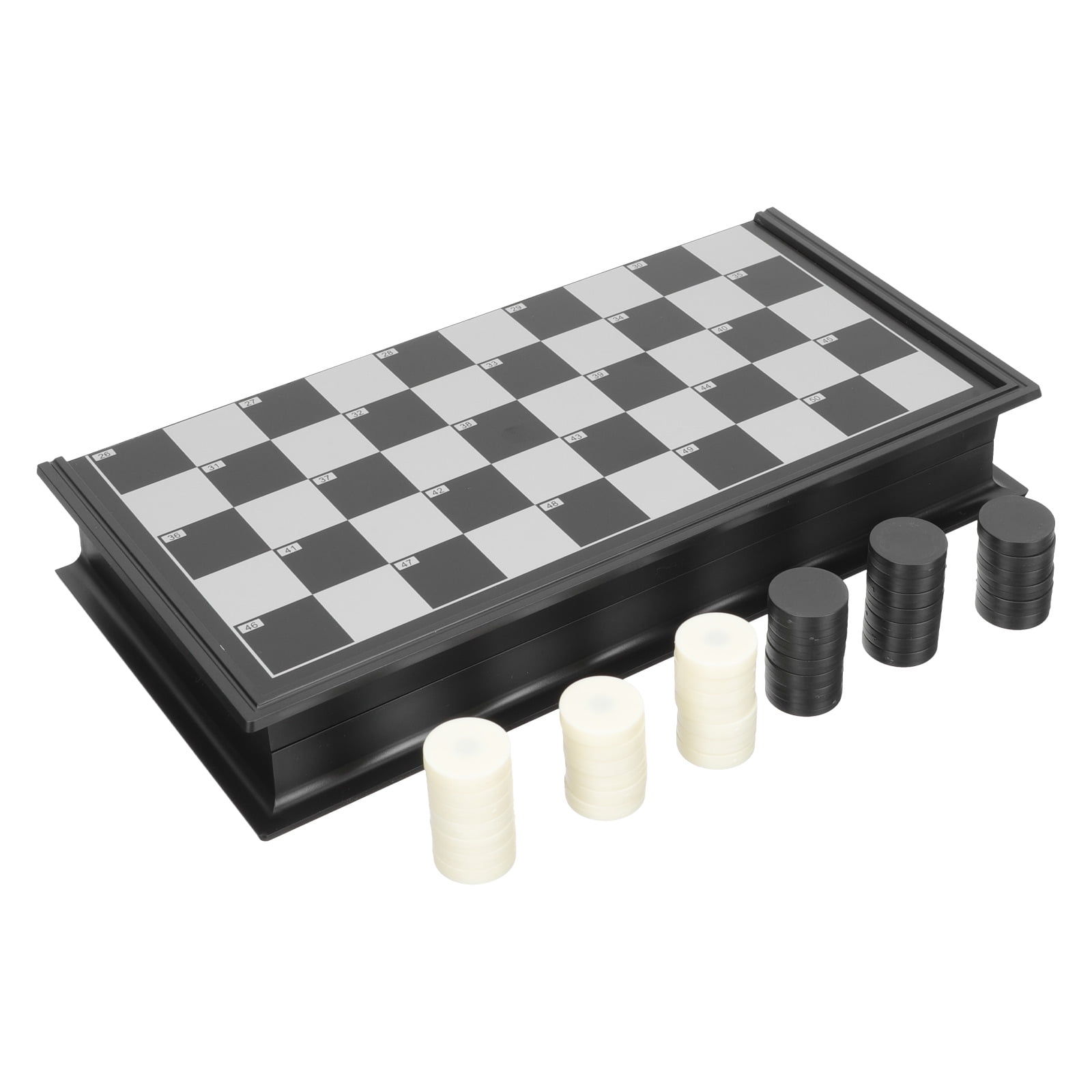 Checkers Game Set 2 in 1 Board Games for Kids Adults Family Educational Toys
