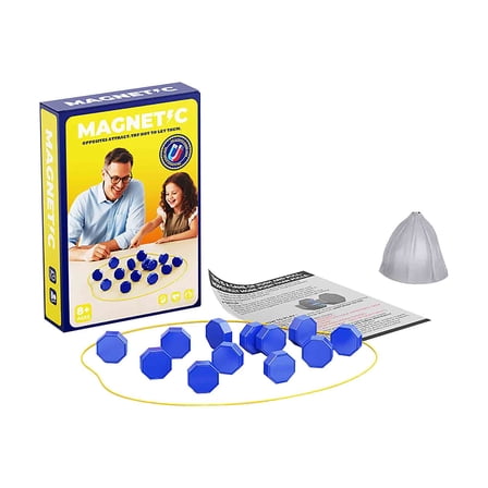 Magnetic Chess Game, Plastic Magnet Games Set for Teenagers Adults, Party Travel Family Games, Fun Tabletop Multiplayer Chess Game