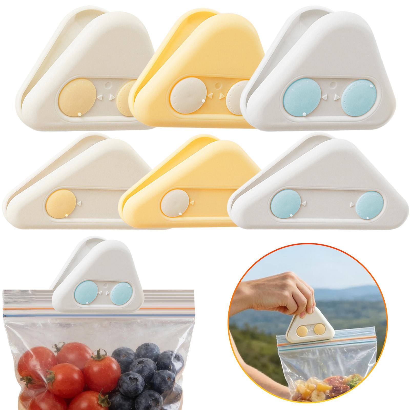 Memory Chip Clips Magnetic Chip Clips Set of 2, with Date Adjustable Airtight Grip ...