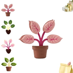 Magnetic Chip Clips Tree Leaf Shaped Bag Clips, Strong Magnetic Kitchen Organizer with Decorative Leaf Design for Food Storage, Fridge, Office and Home Use (A)