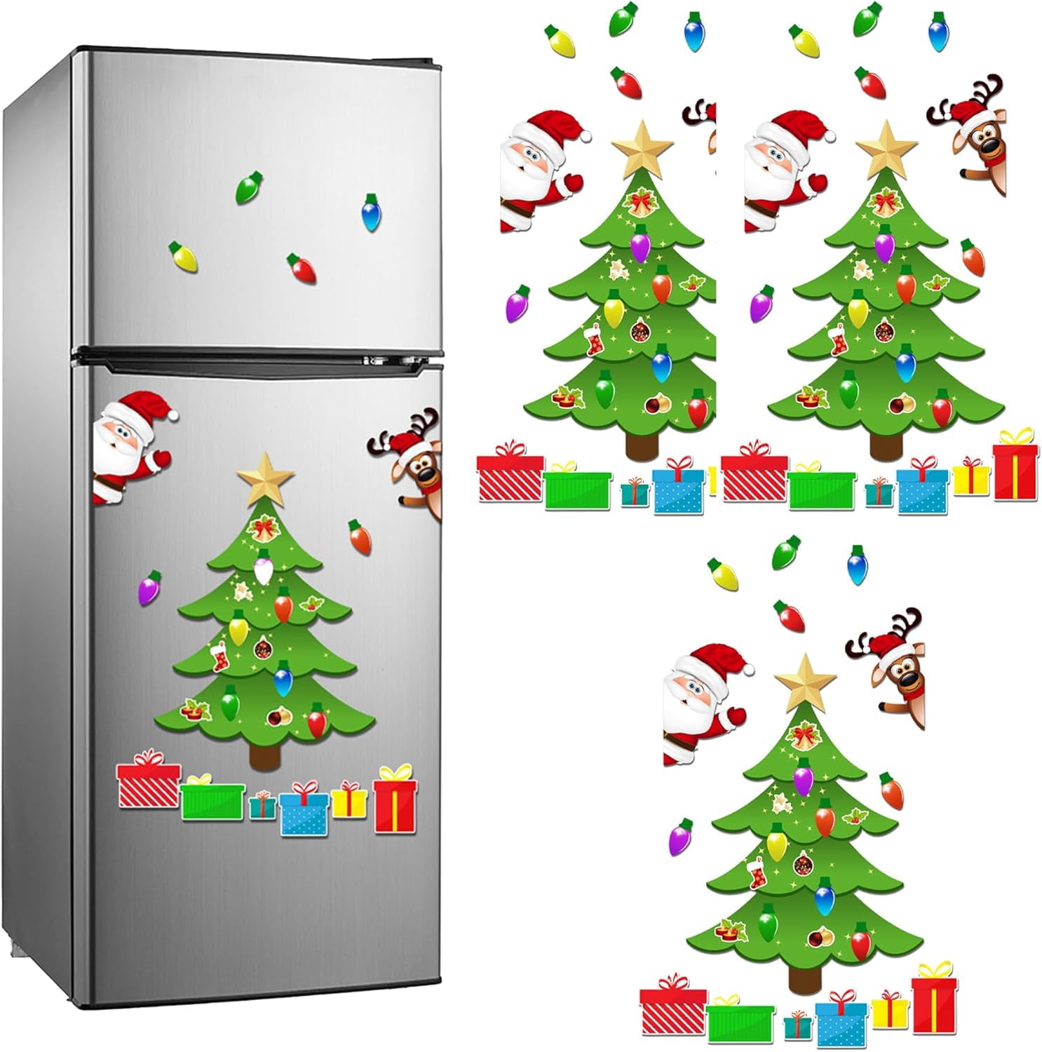 Magnetic Christmas Tree for Refrigerator, Christmas Refrigerator ...