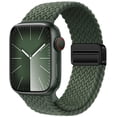 thumbnail image 1 of Watch Band for Women/ Men Series 10 9 8 7 6 5 4 3 Ultra 2 1 SE 38mm 40mm 41mm 42mm 44mm 45mm 46mm 49mm,Braided Loop, Stretchy Straps Wristbands, Magnetic Clasp for iWatch Bands, 1 of 8