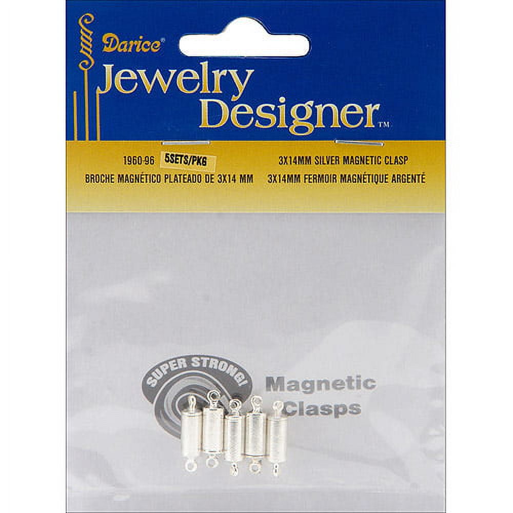 Clasps, 3mm x 14mm, 5pk