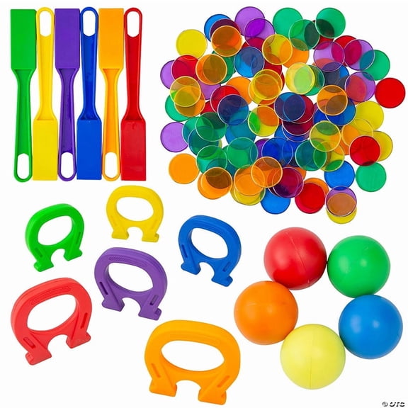 Magnetic Classroom Activity Supplies Bundle Kit - 122 Pieces