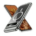 thumbnail image 1 of Magnetic Clear Compatible with Google Pixel 9 / 9 Pro Case, Military Grade Drop Tested, Compatible with MagSafe, Shockproof Protective Hard Back Slim Case for Google Pixel 9 / 9 Pro, Clear, 1 of 7