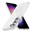 thumbnail image 1 of Magnetic Clear Compatible with Samsung Galaxy S23 Case, Military Grade Drop Tested, Compatible with MagSafe, Shockproof Protective Hard Back Slim Case for Samsung Galaxy S23, Clear, 1 of 7