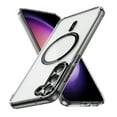 thumbnail image 1 of Magnetic Clear Compatible with Samsung Galaxy S23 Case, Military Grade Drop Tested, Compatible with MagSafe, Shockproof Protective Hard Back Slim Case for Samsung Galaxy S23, Black, 1 of 7