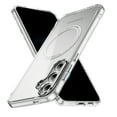 thumbnail image 1 of Magnetic Clear Compatible with Samsung Galaxy S25 Plus Case, Military Grade Drop Tested, Compatible with MagSafe, Shockproof Protective Hard Back Slim Case for Samsung Galaxy S25 Plus, Clear, 1 of 7
