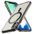 thumbnail image 1 of Magnetic Clear Compatible with iPhone X/XS Case, Military Grade Drop Tested, Compatible with MagSafe, Shockproof Protective Hard Back Slim Case for iPhone X/XS, Black, 1 of 7